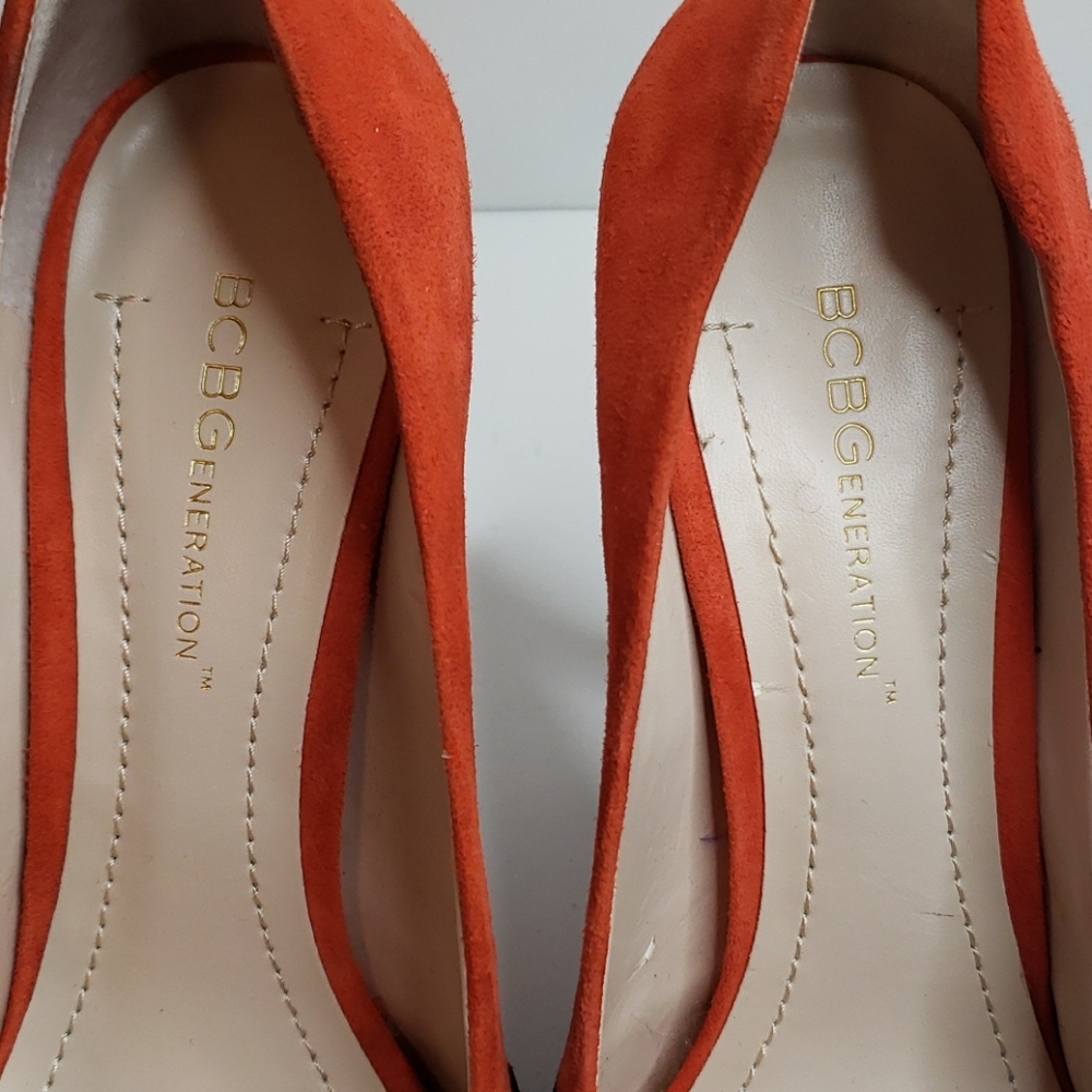 BCBGeneration Suede Stiletto Heels- Sz 6.5, EUC - Picture 6 of 6